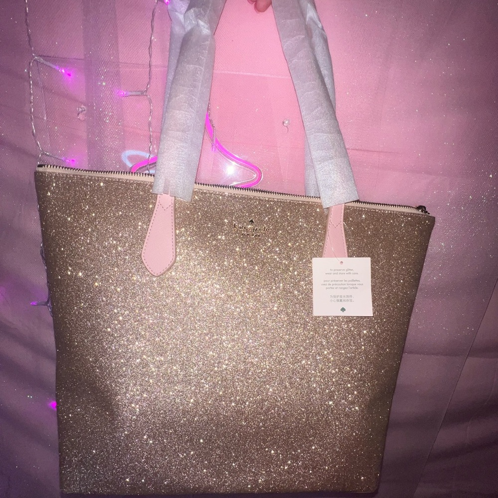 Kate Spade Glittery Gold Shoulder Bag